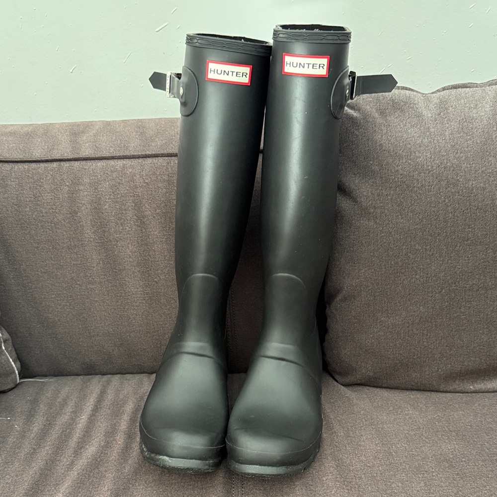 Hunter Classic Black Tall Boots